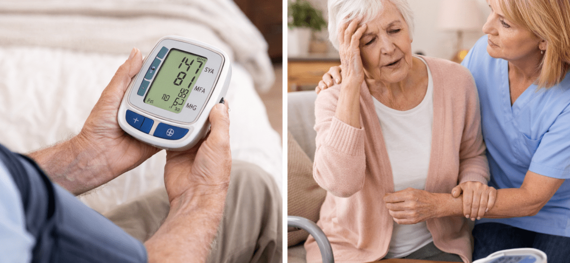 blood pressure over 75