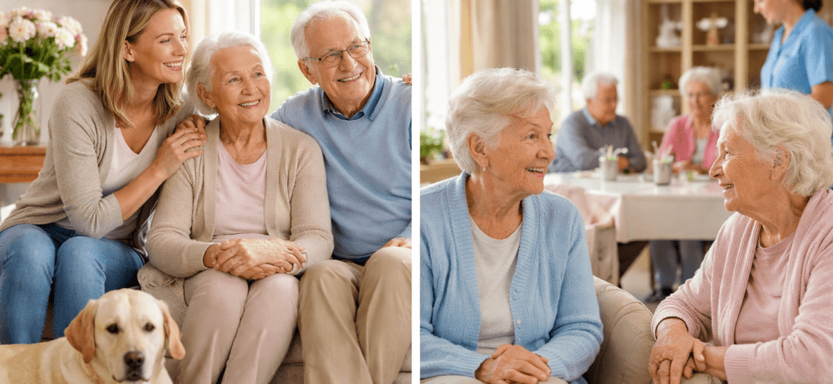 live-in care vs care homes Edinburgh